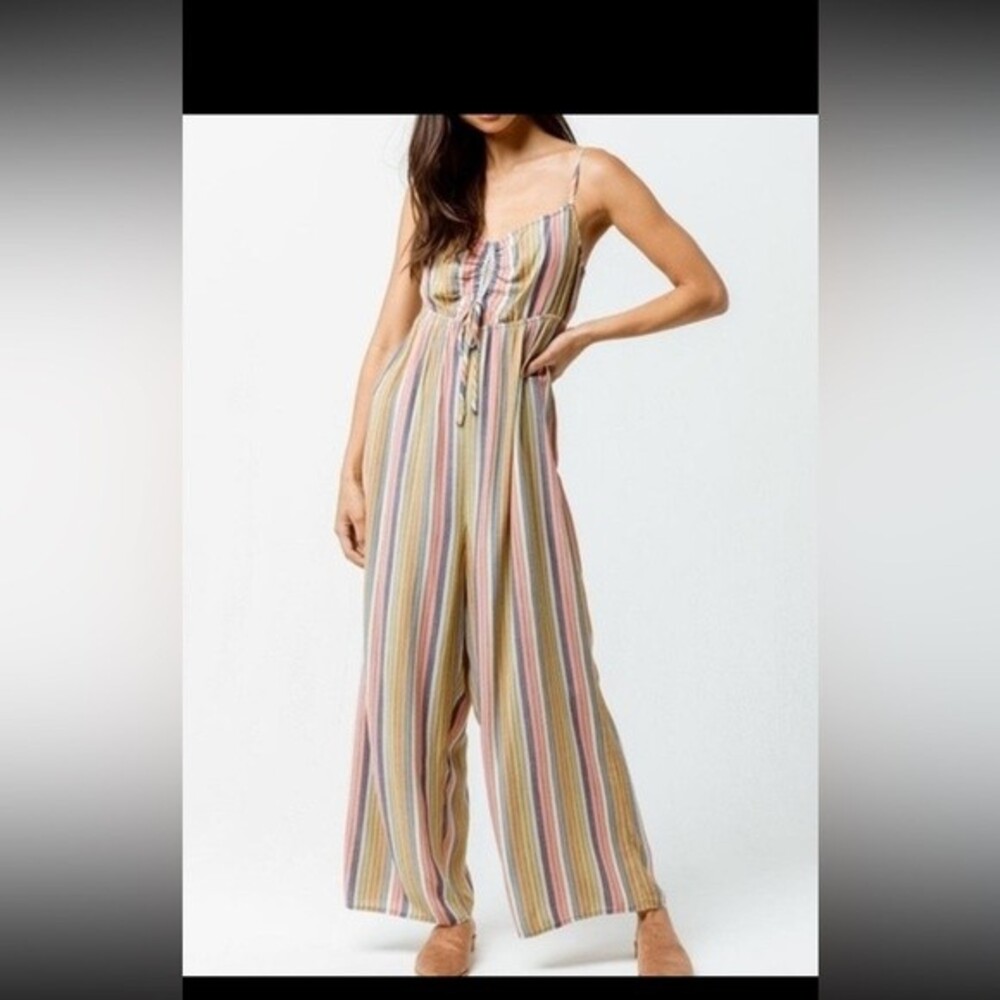 O’Neill striped jumpsuit size S